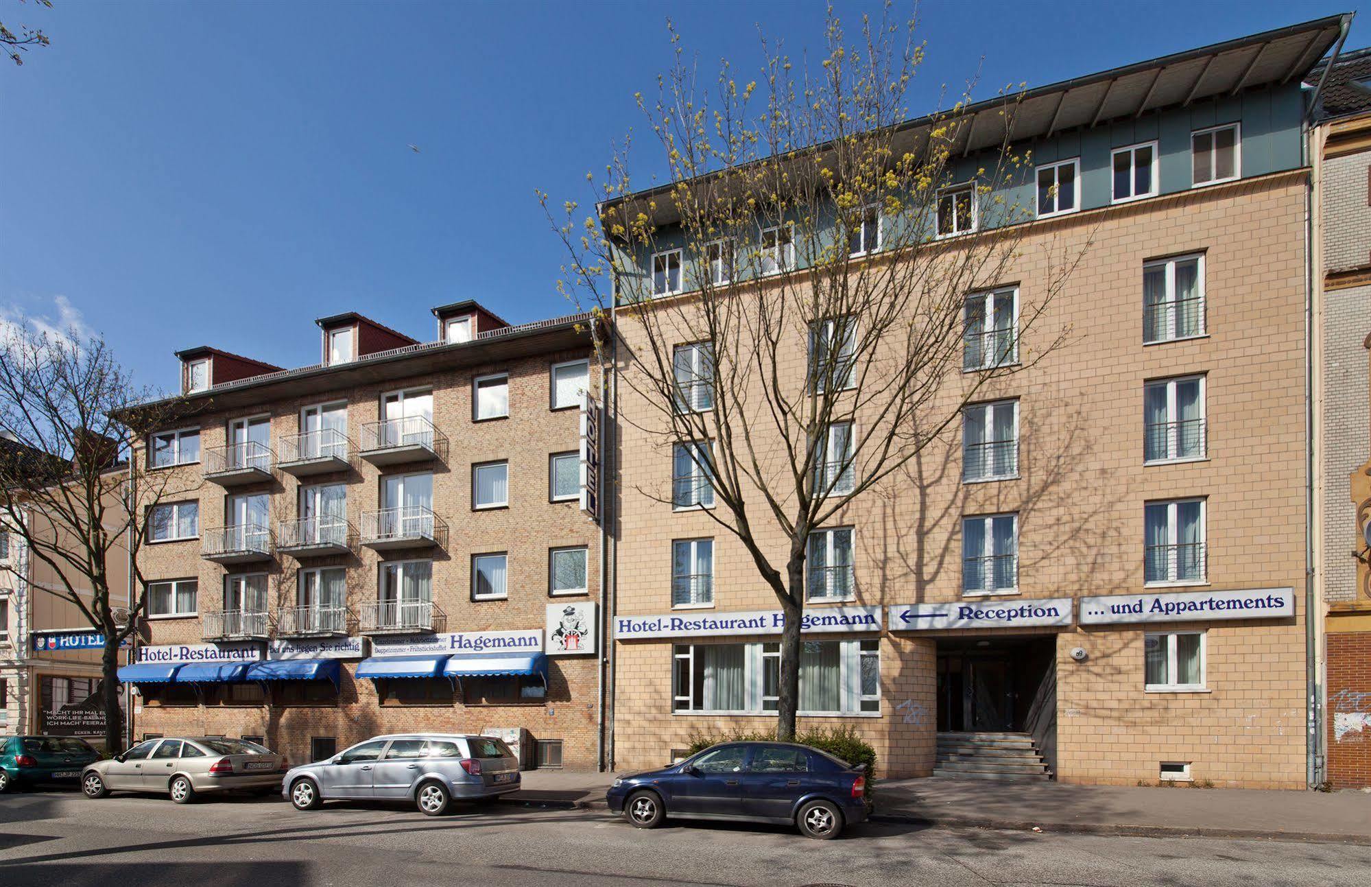 Hotel Hagemann Hamburg Hafen Exterior foto